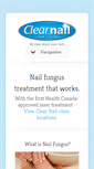 Mobile Screenshot of clearnail.ca